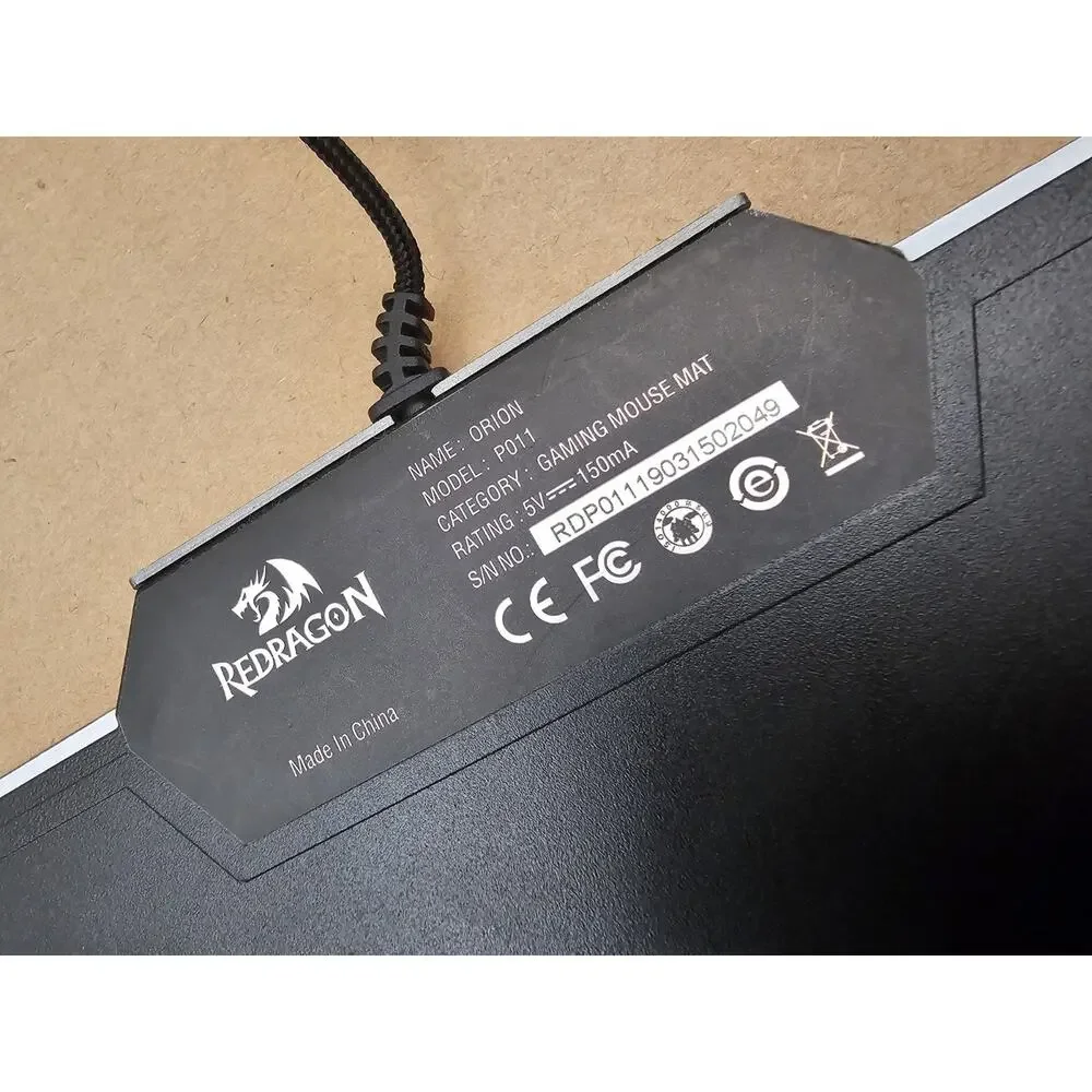 Redragon Orion P011 Gaming Mat Multicolor Changing